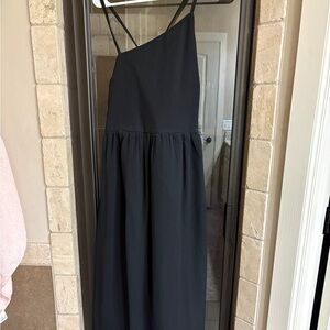 Old Navy Black Smocked Dress